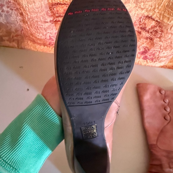 Miz Mooz Tan Heeled Boots - Picture 8 of 16